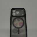 TOCOL for iPhone 17 Pro Case, Compatible with Magsafe, Full Camera Protection, Built-in Magnetic Ring, Drop Protection, Translucent Matte Phone Case for iPhone 17 Pro 6.3 inch (Black)