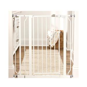 Fits Openings 29"-36.5" Wide, Pressure Mounted with Door, For Babies, Toddlers & Pets, White
