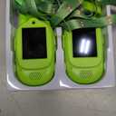 Video Walkie Talkies for Kids, 2 Pack Rechargeable Real-Time Video Chat & Voice Changer Walkies Talkies with Watch Straps, Long Range Family Games, Outside, Gifts for Boys Girls Ages 3-12 Green