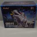 Ruko 8809 Remote Control Robot Dinosaur Toys for Kids, Large Rechargeable Toys, STEM Programmable Interactive with Sound Effects, Birthday Gifts for Boys & Girls Age 3 4 5 6 7 8 (White)