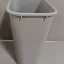 Rubbermaid Commercial Products Deskside Wastebasket/Trash Can, 10.25-Gallon/41-Quart, Gray, Plastic, Garbage Can for Home/Office, Fits Under Desk/Sink/Cabinet