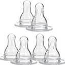 Dr. Browns Natural Flow Preemie Standard Baby Bottle Nipples - 6 Nipples