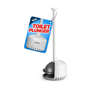 FORASTO Toilet Plunger with Holder，Plungers for Bathroom with Holder, Toilet Plunger Heavy Duty，Bathroom Plunger，Bathroom Decor，Bathroom Accessories，Toilet Bowl Cleaners,White