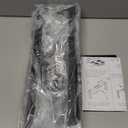 Spice Rack Shelf for Kitchen Stove, Adjustable 27 to 33 Inch Spice Rack Organizer, 4 Level Adjustable Height Stove Top Shelf for Kitchen, Over the Stove Shelf for Curved Stove, Black