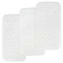 BlueSnail Quilted Thicker Waterproof Changing Pad Liners,3 Count(Snow White 13 x 27)