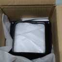 4x4 Post Base 4Pcs, Internal 3.6"x3.6" Heavy Duty Powder-Coated Steel Post Bracket Fit for Standard Wood Post Anchor, Decking Post Base for Deck Porch Handrail Railing Support with Screws