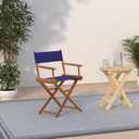 Casual Home 18" Director's Chair Honey Oak Frame with Royal Blue Canvas, 18 in