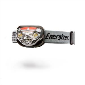 Energizer Vision HD+ LED Headlamp, Water Resistant Bright Headlamp with Digital Focus, Camping Gear and Emergency Light, Batteries Included, Pack of 1 (One Size, Slate Gray)