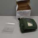 Jecery 2 Pack Sand Blasting Hood Mask with Replacement PC Lens Canvas Shawl Cap for Polishing Painting Dusting Grinding (Short,Green)