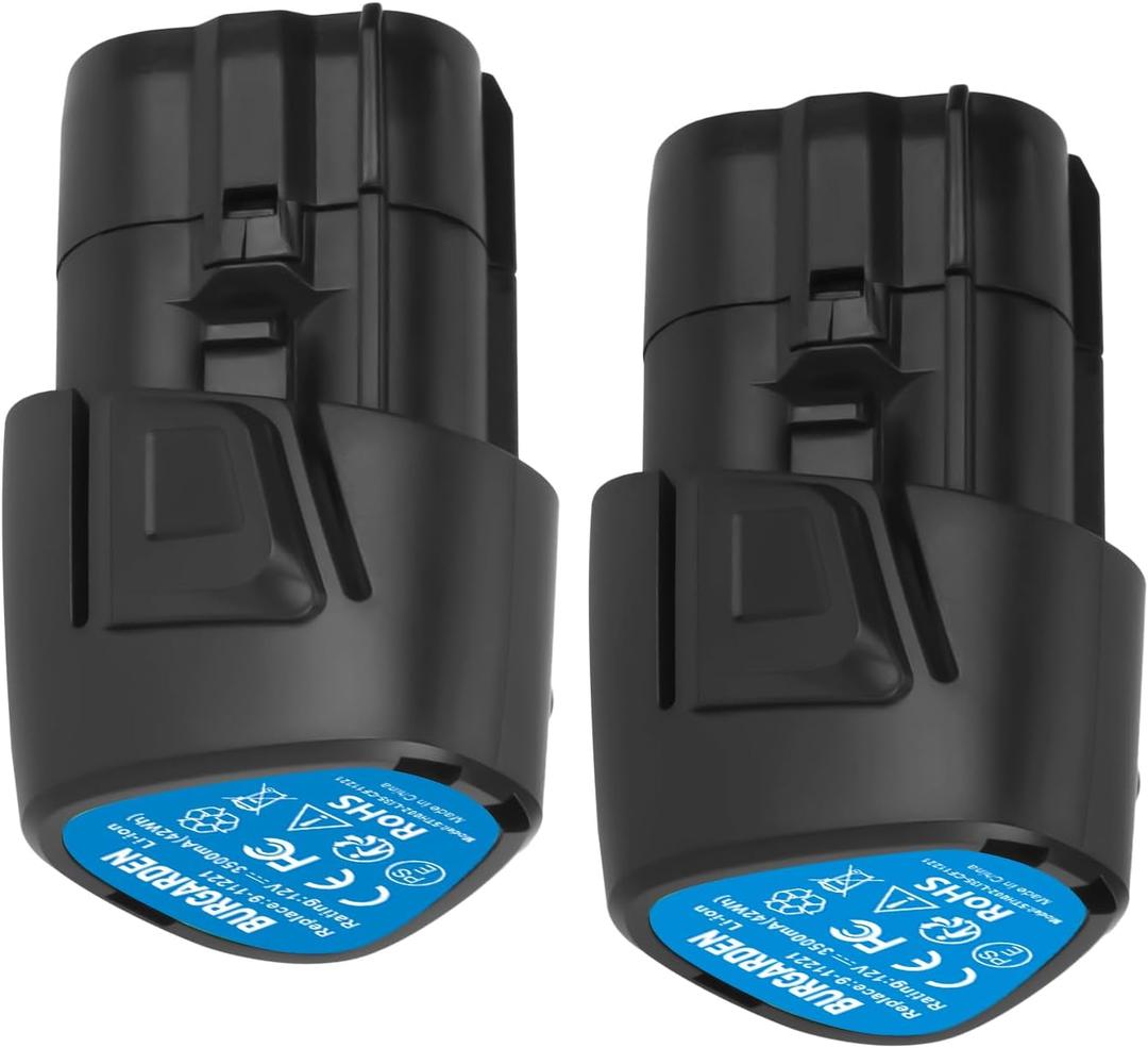 2Pack 12V 3500mAh Lithium-ion Replacement Battery for Craftsman Nextec 9-11221 11221, for Craftsmant Tool 320.11221