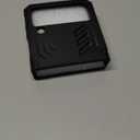 FNTCASE for Samsung Galaxy Z-Flip4 Case: Military Grade Protection Shockproof Cell Phone Case with Kickstand & Holster | Protective Drop Proof Rugged Cover for Galaxy Z Flip 4 5G Black