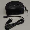 Digital Alarm Clock Radio for Bedroom with AM/FM Radio, Earphone Port, Easy to Read 1.4 LED Digits, Presets, Sleep Timer, Dimmer, Snooze and Battery Backup