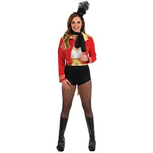 fun shack Womens Circus Ringmaster Costume, Lion Tamer Outfit for Women, Ringmaster Dress for Themed Parties, Medium