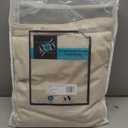 HPD Half Price Drapes Heritage Plush Velvet Curtains 96 Inches Long Room Darkening Curtains for Bedroom & Living Room 100W x 96L, (1 Panel), Au Lait Creme