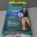 Depend FIT-FLEX Incontinence Underwear for Men, Maximum Absorbency, Disposable, S/M, Grey, 32 Count