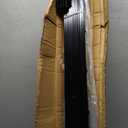 Metal Fence Post 4 Feet Black, Pack of 10, T Post for Wire Fence, Rustproof U Post Fencing, No Dig Garden Stakes for Farm, Orchard, and Lawn, Temporary Fencing, Outdoor Light Duty