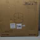 Glass Coffee Table,Round Gold Coffee Table for Small Space,27" Modern Center Table,Glass Top Clear Coffee Table with Sturdy Metal Frame for for Living Room Home Office, Easy Assembly