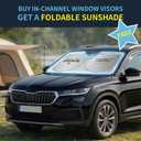 in-Channel Rain Guards for Volkswagen TIGUAN (MK3, 2024-present), Sleek Side Window Deflectors & Vent Visors, High Clarity Anti-Fog Wind Deflectors, Standard 4-Piece Set