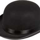 Kangaroo Classic Vintage Black Derby Hat for Men & Women  Retro Bowler Costume Theater Mens Dress Hats for Halloween, Carnival, Gatsby Party, Stage Performances & Dress up Christmas Hat