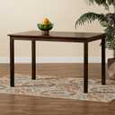 Baxton Studio Andrew Modern Dining Table, 47.75"W x 30"D X 29.5"H