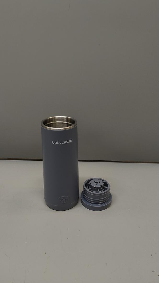 Baby Brezza Portable Warmer – 3X Faster Baby Bottle Warming  Travel Breastmilk and Formula Warmer  Safe, Even Heating  Up to 9oz  No Adapters, Grey