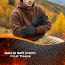 Sukeen Winter Gloves Men Women Touchscreen Anti-Slip Sports Gloves Lightweight Cold Weather Warm Gloves for Running, Cycling (XL)