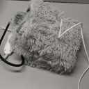 Dog Heating Pad 28x18 in with Smart Thermostat Switch and Power Line Protection Tube,Obtained MET and UL Dual Certification,Waterproof Puppy Heating Pad- Gray