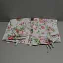 2-Piece Pillow Cases Romantic Roses Printed Shabby Vintage Chic Bedding Sheets Girls Deep Pocket Set King Size-Style L