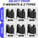 Weighted Vest Men Women,10lb/15lb/20lb Weight Vest for Women Workout,Body Weight Vests with Reflective Stripe for Workout,Strength Training,Running,Walking,Weightlifting (Black)