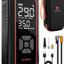 OlarHike Cordless Tire Inflator Portable Air Compressor, 3X Fast Inflation,12000mAh Battery, Air Pump for Car Tires, Pickups, SUVs, Electric Pump with Digital Pressure Gauge/Auto Shuttoff, Gift Ideas