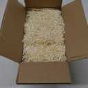 Sansam Crinkle Cut Paper Shred Filler, 1.1 LB Cream Conffetti Hamper Filling Paper for Basket and Gift Box Filling, Gift Wrapping,Packaging, Shipping, Moving, Cushioning