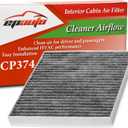 EPAuto CP374 (CF10374) Cabin Air Filter includes Activated Carbon Replacement for Toyota Tacoma (2005-2021), Dodge Dart (2013-2016), Pontiac Vibe (2003-2008)