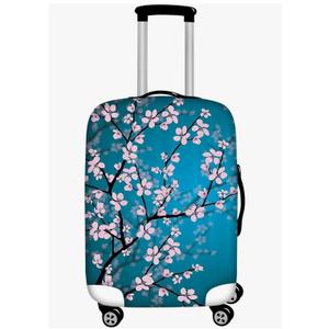 Cherry Blossom Luggage Cover Spandex Cover for 26-29 Inch Travel Suitcase