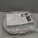 newkaijian Microwave Bacon Tray with Splatter Lid, Safety, Quick and with No Mess, Microwave Bacon Cooker Make Crispy Bacon in few Minutes（white）