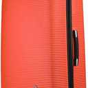 InUSA ROYAL Hardside Spinner Luggage with Ergonomic Handles | Spacious Travel Suitcase with Four Spinner Wheels and Studs | 32 Inch Extra Large Spinner Luggage | Orange