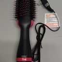 Blow Dryer Brush, 4 in 1 Styling Tools with ION Generator and Ceramic Coating for Fast Drying Hair Types, Pink