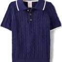  Gymboree Boys' and Toddler Short Sleeve Sweater Polo Shirt (Blue), Size 8