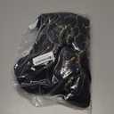 Women's Sequin Evening Dresses Long Sleeves Crewneck Floor Length Chiffon Formal Ball Gowns Dress (Medium, Black)