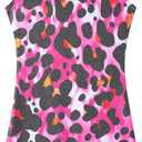 HOZIY Gymnastics Leotards for Girls Unicorn Aurora Rainbow Mermaid Dinosaur Cupcake Sparkle Biketard Toddlers Kids Children (7-8 Years, Black Pink Leopard)