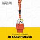 Peanuts Lanyard, ID Card and Badge Holder, Snoopy & Woodstock Doghouse, Multi