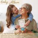 Christian Photo Album 4x6 Hold 36 Photos, Be Still and Know That I Am God Bible Verse Small Photo Album Picture Memory Book Keepsake for Family Wedding Anniversary Travel Vacation