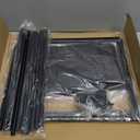 MISSLO Large Toy Box with Wheels Big Toy Chest for Kids Organizer Toy Storage Bin, 124L, Black