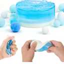 Taba Squishy Fidget Toys, Ice Cube Taba Squishy Toys for Adults and Kids, Stress Cube Squeeze Toys, Stress Relief Sensory Toys for Party Favors, Soft Ice Cube Stress Balls for Girls Boys (Square)