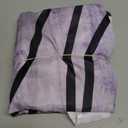 Rustic Farmhouse Shower Curtain, Farm Purple Daisy Floral Flowers and Butterfly on Country Wooden Shower Curtain for Bathroom, Violet Grey Bathroom Shower Curtains with 12PCS Hooks, 70X70IN