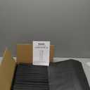 Kitsure Shoe Rack - 10-Tier Shoe Organizer with Detachable Fabric Shelves & Metal Frame, Tall Shoe Rack for Closet, Entryway, Living Room, 16.9" Wide - 10 Tier, Black