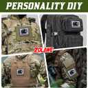 3 x Please Leave Me Alone Possum Hook and Loop Patch, 3 Inches Sew On Patches, Embroidery Patches for Backpacks Bags Vest Dog Harness, Tactical Military Embroidered Patches, Funny Sarcasm DIY Patch