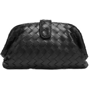 Woven Bags for Women Shoulder Bag PU Leather Handwoven Crossbody Bag Satchel Woven Purses