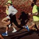 Saucony Men's Guide 18 Running Sneakers (Black/White)