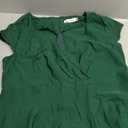 Bbonlinedress Women Short 1950s Retro Vintage Cocktail Party Swing Dresses (Small, Dark Green)