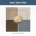 8 x Franklin Brass Napier (1-Pack) Cabinet Handles 3-3/4" Hole to Hole Champagne Bronze Kitchen Cabinet Pulls Drawer Handles Cabinet Hardware Dresser Gold Drawer Pulls P41761K-CZ-C